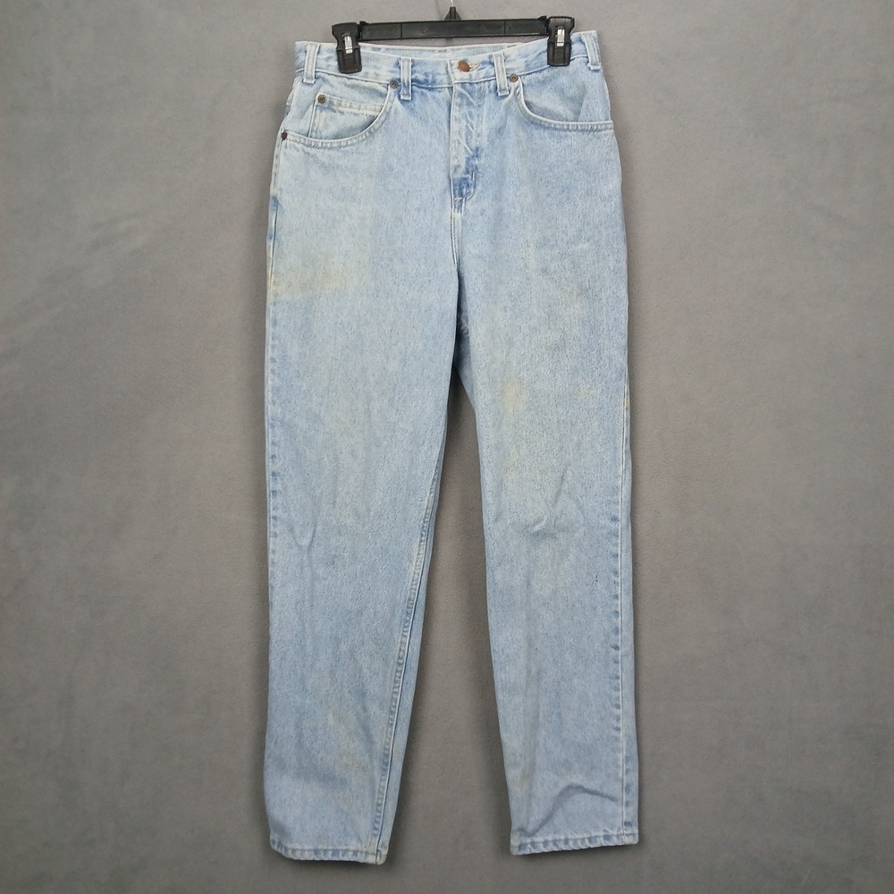Vintage North West Blue Jeans Trashed Mens 30x30 Blue Denim Cotton Straight Leg
